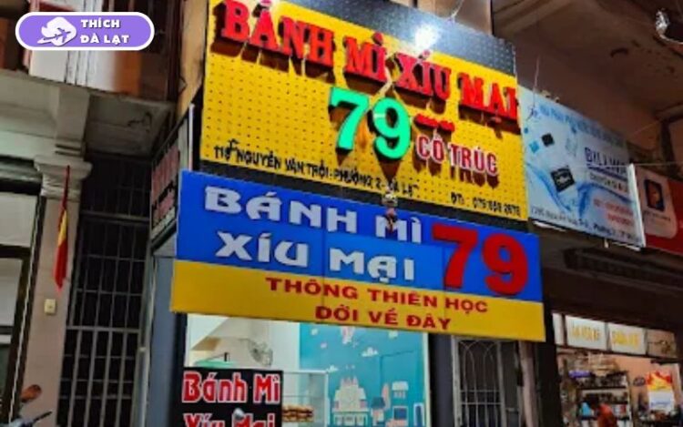 Quán Bánh mì xíu mại 79 quán ăn sáng quen của người địa phương 6 bánh mì xíu mại 79