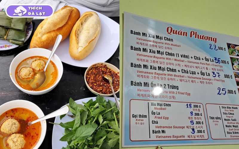 Top 15+ quán bánh mì xíu mại Đà Lạt ngon, chất lượng, giá hợp lý 18 bánh mì xíu mại đà lạt