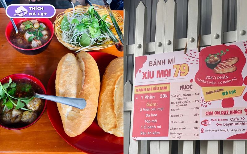 Top 15+ quán bánh mì xíu mại Đà Lạt ngon, chất lượng, giá hợp lý 33 bánh mì xíu mại đà lạt