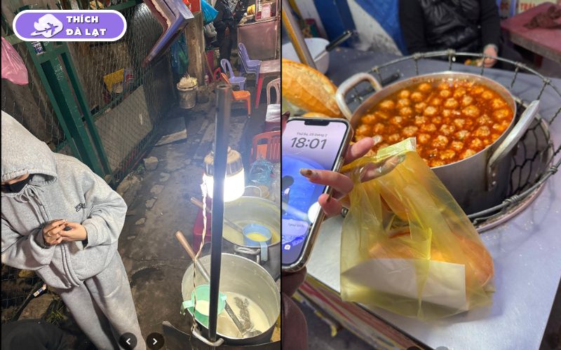 Quán Bánh mì xíu mại Nga Đà Lạt quán vỉa hè nhưng đông khách 9 bánh mì xíu mại nga đà lạt