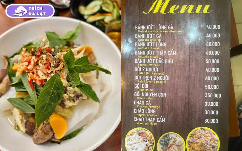 Top 15+ quán bánh ướt lòng gà Đà Lạt ngon và chất lượng 28 bánh ướt lòng gà đà lạt