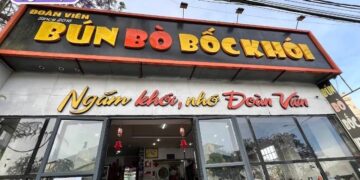 bún bò bốc khói đoàn viên
