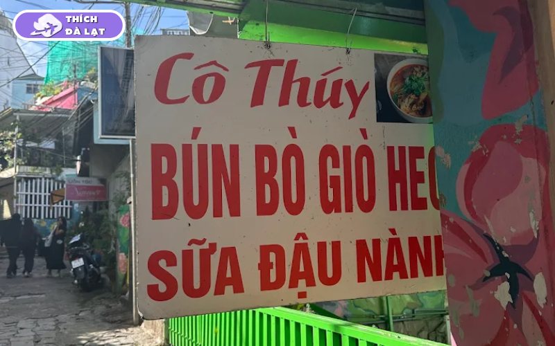 Quán bún bò Cô Thúy Đà Lạt quán ăn sáng quen của người local 8 bún bò cô thuý đà lạt