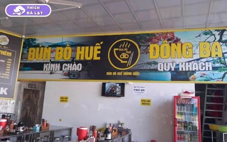 bún bò đông ba đà lạt