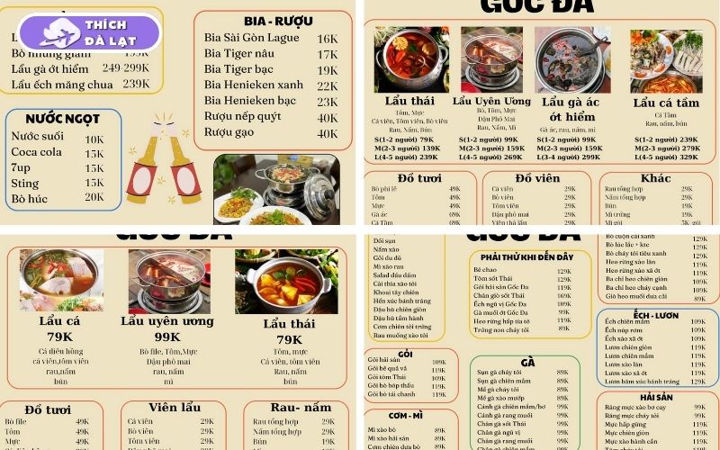 Bún bò Gốc Đa Quán Đà Lạt quán quen giá hợp lý nhanh no bụng 8 bún bò gốc đa quán đà lạt