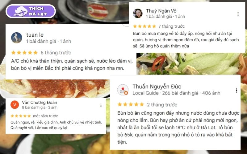 Bún bò Gốc Đa Quán Đà Lạt quán quen giá hợp lý nhanh no bụng 10 bún bò gốc đa quán đà lạt
