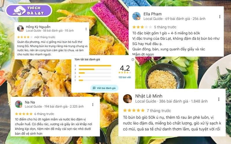 Quán bún bò Hạnh Đà Lạt quán bún quen buổi tối của dân local 8 bún bò hạnh đà lạt