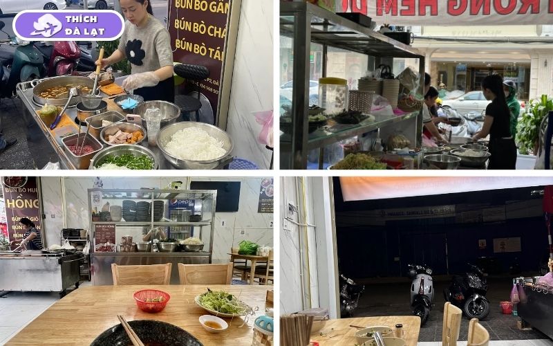 Bún bò Hồng Đà Lạt nổi tiếng nước lèo đậm đà ăn dễ ghiền 7 bún bò hồng đà lạt