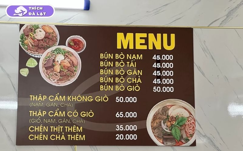 Bún bò Hồng Đà Lạt nổi tiếng nước lèo đậm đà ăn dễ ghiền 8 bún bò hồng đà lạt