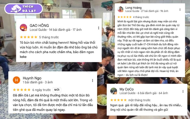 Bún bò thố đá Nhà Chung bốc khói ấm bụng ngày lạnh Đà Lạt 10 bún bò thố đá nhà chung