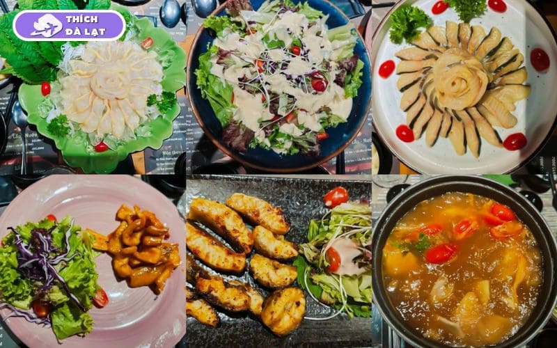 Quán Cá tầm Xe Lửa Đà Lạt lẩu cá tươi phục vụ bằng xe lửa mini 23 cá tầm xe lửa đà lạt