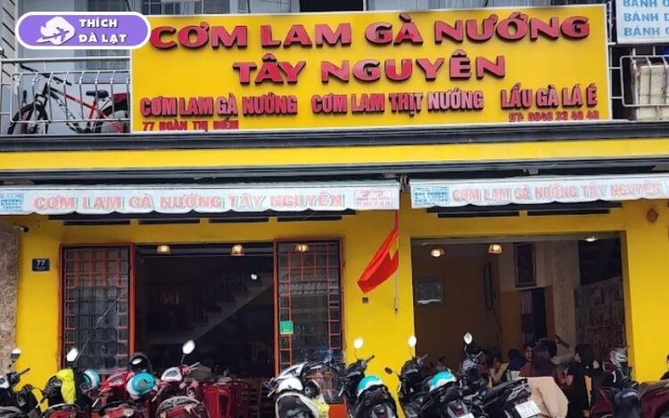 Quán Cơm lam gà nướng Tây Nguyên món ngon giá hợp lý ở trung tâm 6 cơm lam gà nướng tây nguyên