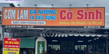 gà nướng cơm lam cô sinh