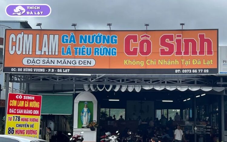 gà nướng cơm lam cô sinh
