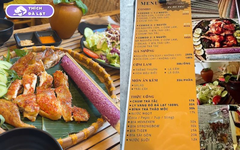 Top 15 quán gà nướng cơm lam Đà Lạt ngon, đắt khách nhất hiện nay 21 gà nướng cơm lam đà lạt