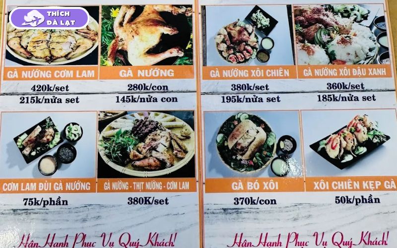 Quán gà nướng cơm lam Huy Hoàng cơm lam dẻo gà mọng nước 8 gà nướng cơm lam huy hoàng