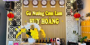 gà nướng cơm lam huy hoàng