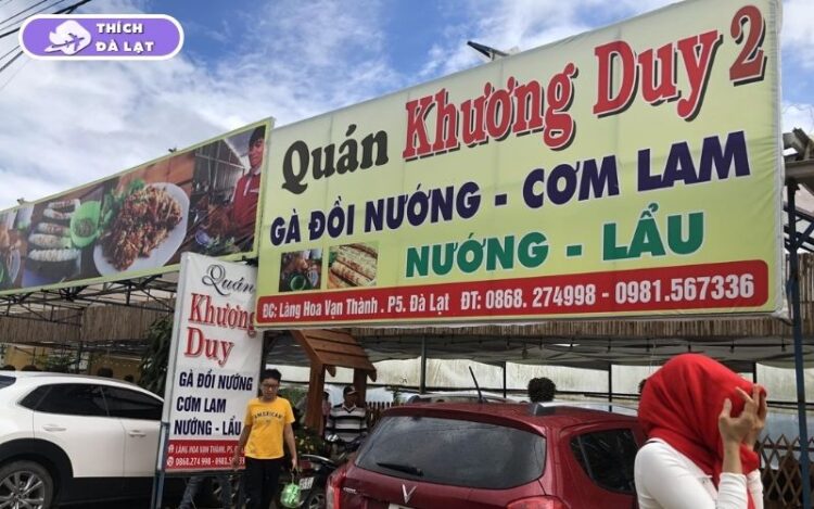gà nướng cơm lam khương duy
