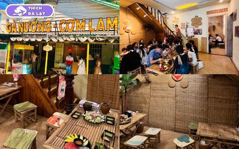 Quán gà nướng cơm lam Lửa Hồng gà thơm da giòn ăn là ghiền 7 gà nướng cơm lam lửa hồng