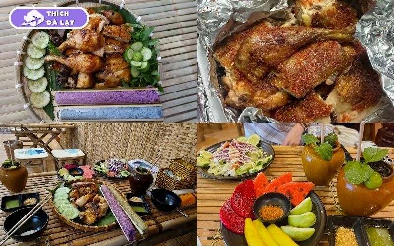 Quán gà nướng cơm lam Lửa Hồng gà thơm da giòn ăn là ghiền 9 gà nướng cơm lam lửa hồng