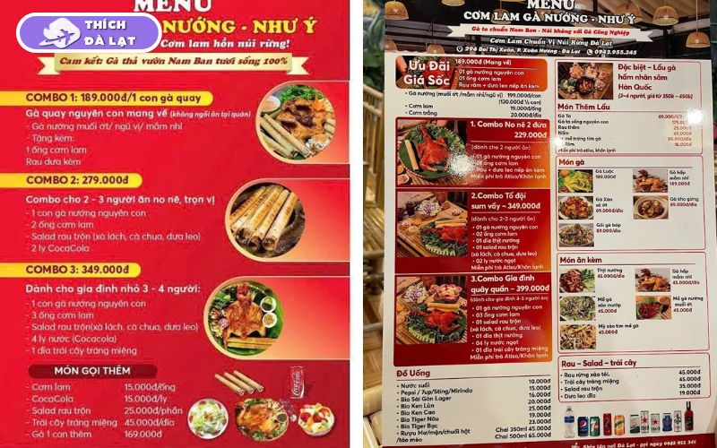 Quán Gà nướng cơm lam Như Ý có món gà nướng chuẩn vị Tây Nguyên 8 gà nướng cơm lam như ý