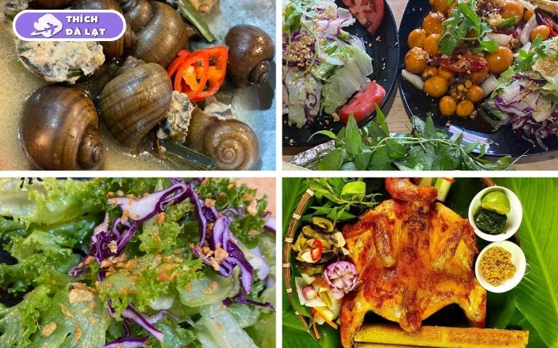 Quán Gà nướng cơm lam Tư Béo gà thả đồi nướng than Đà Lạt 9 gà nướng cơm lam tư béo