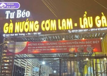 gà nướng cơm lam tư béo