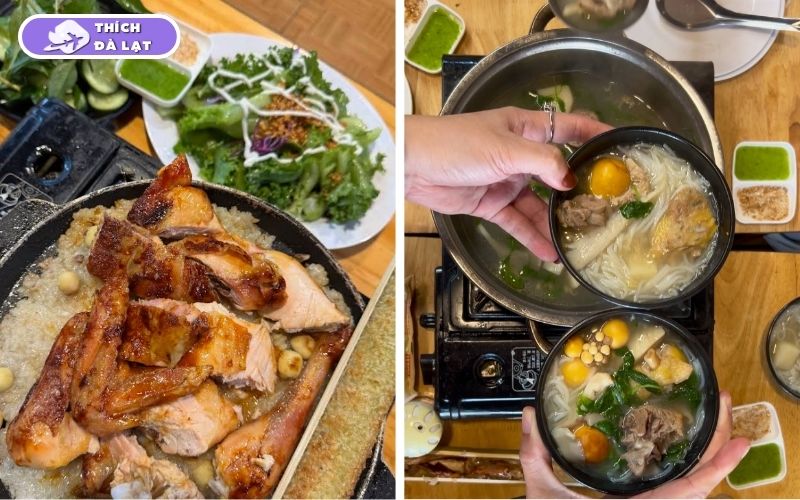 Quán Gà nướng cơm lam Tư Béo gà thả đồi nướng than Đà Lạt 11 gà nướng cơm lam tư béo