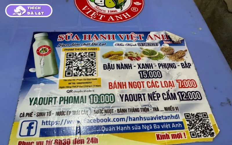 Hạnh sữa Việt Anh quán sữa đậu nành nóng đông khách buổi tối 8 hạnh sữa việt anh