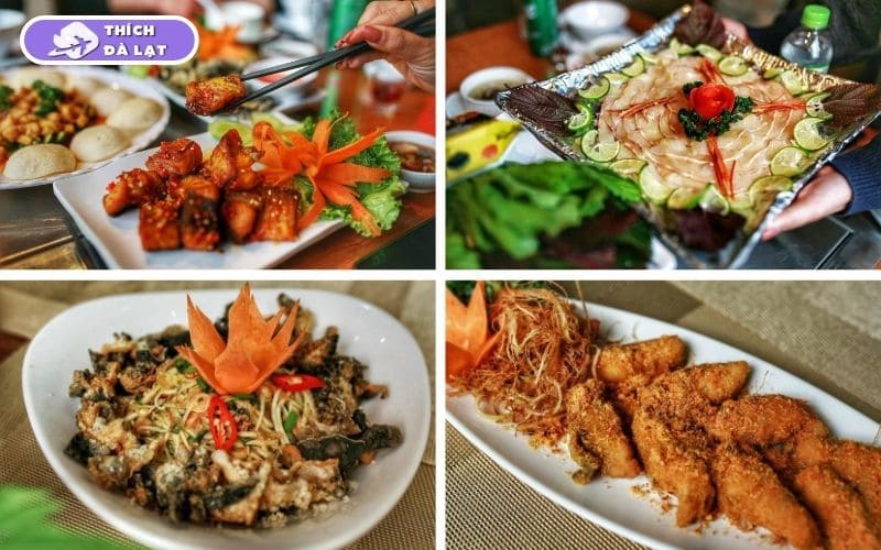 Quán Lẩu cá tầm Hoàng Gia cá tầm tươi 6 món trứ danh Đà Lạt 37 lẩu cá tầm hoàng gia