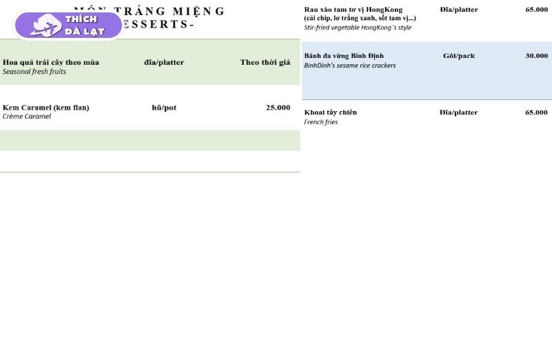 Quán Lẩu cá tầm Hoàng Gia cá tầm tươi 6 món trứ danh Đà Lạt 30 lẩu cá tầm hoàng gia