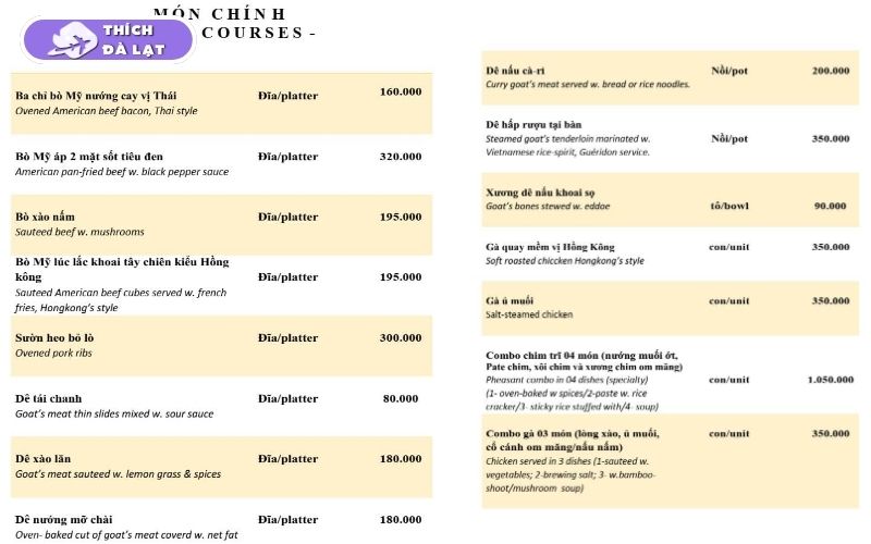 Quán Lẩu cá tầm Hoàng Gia cá tầm tươi 6 món trứ danh Đà Lạt 31 lẩu cá tầm hoàng gia