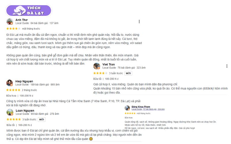 Quán Lẩu cá tầm Khe Sanh cá tươi tại bể không gian rộng rãi 22 lẩu cá tầm khe sanh