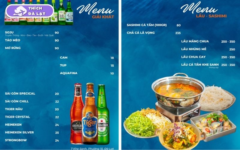 Quán Lẩu cá tầm Khe Sanh cá tươi tại bể không gian rộng rãi 16 lẩu cá tầm khe sanh