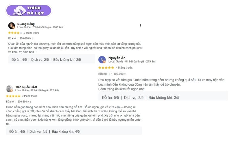 Quán Lẩu cá tầm Ngư Sơn vị lẩu thanh ngọt hợp trời Đà Lạt 16 lẩu cá tầm ngư sơn