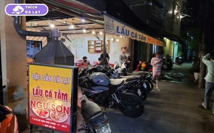 lẩu cá tầm ngư sơn