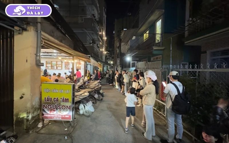 Quán Lẩu cá tầm Ngư Sơn vị lẩu thanh ngọt hợp trời Đà Lạt 17 lẩu cá tầm ngư sơn