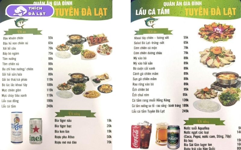Quán Lẩu cá tầm Tuyên 1 quán lẩu hơn 16 năm danh tiếng ở Đà Lạt 14 lẩu cá tầm tuyên 1
