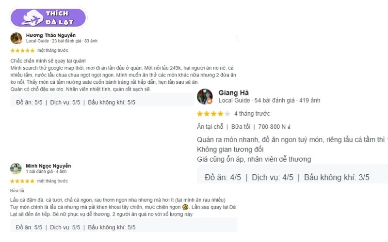 Quán Lẩu cá tầm Tuyên 1 quán lẩu hơn 16 năm danh tiếng ở Đà Lạt 18 lẩu cá tầm tuyên 1