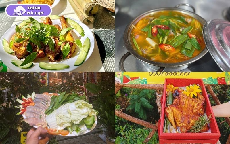Nhà hàng Trên Đỉnh Đồi Trăng Đà Lạt đặc sản gà nướng giữa rừng 9 nhà hàng trên đỉnh đồi trăng đà lạt