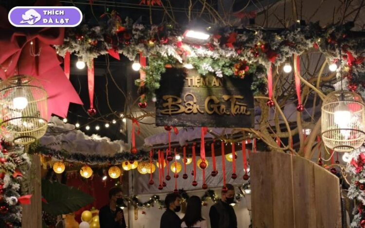 Tiệm ăn Bên Ga Tàu quán lẩu nướng ấm áp gần ga Đà Lạt yên tĩnh 6 tiệm ăn bên ga tàu