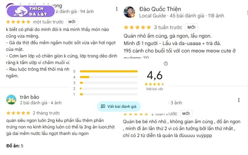 Tiệm gà Hạnh Phúc Đà Lạt gà ngon đa món không gian ấm cúng 10 tiệm gà hạnh phúc