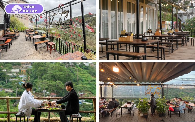 Tiệm gà Lưng Chừng Đồi gà nướng cơm lam view đồi thoáng mát 7 tiệm gà lưng chừng đồi