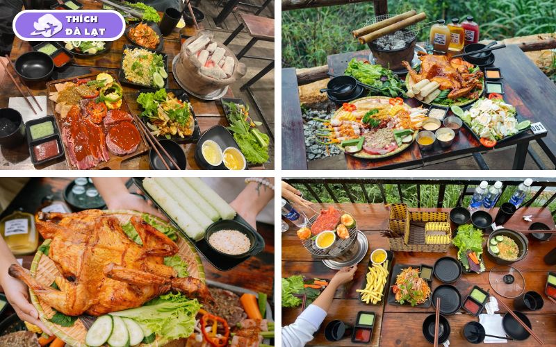 Tiệm gà Lưng Chừng Đồi gà nướng cơm lam view đồi thoáng mát 9 tiệm gà lưng chừng đồi