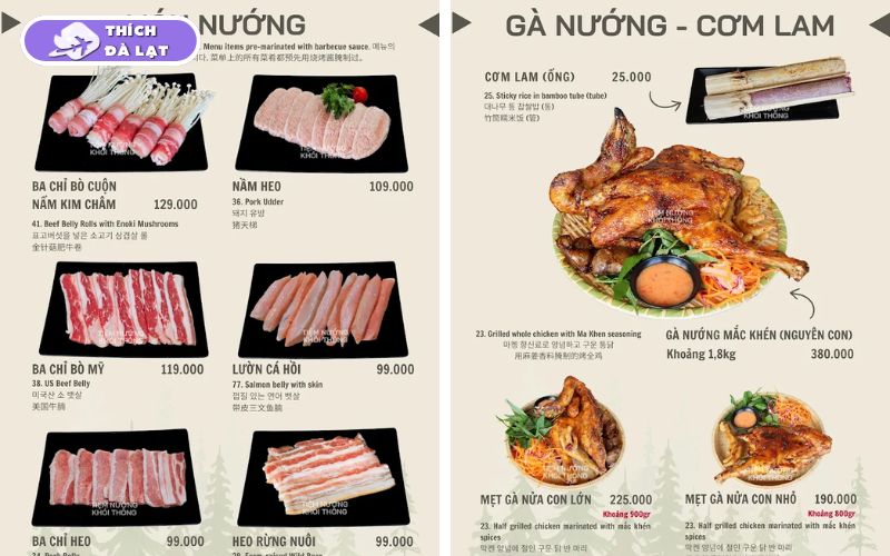 Tiệm nướng Khói Thông quán nướng ngoài trời đậm chất Đà Lạt 8 tiệm nướng khói thông