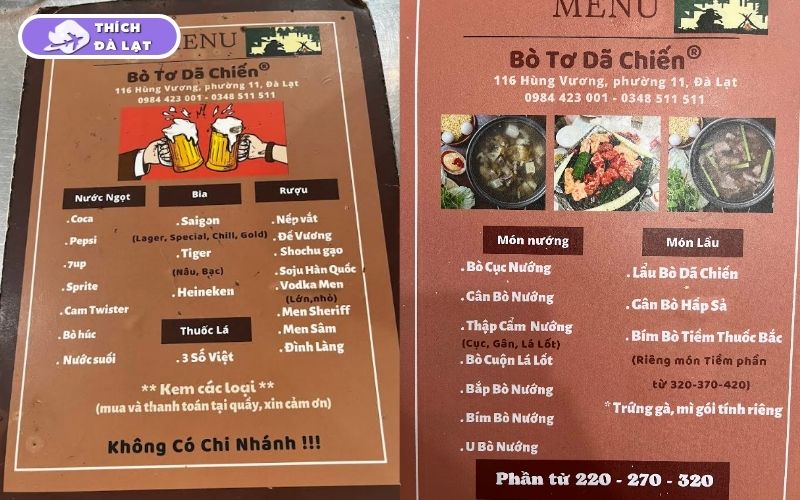 Quán bò tơ Dã Chiến Hùng Bò hút khách nhờ bò nướng tươi miếng dày 8 bò tơ dã chiến - hùng bò