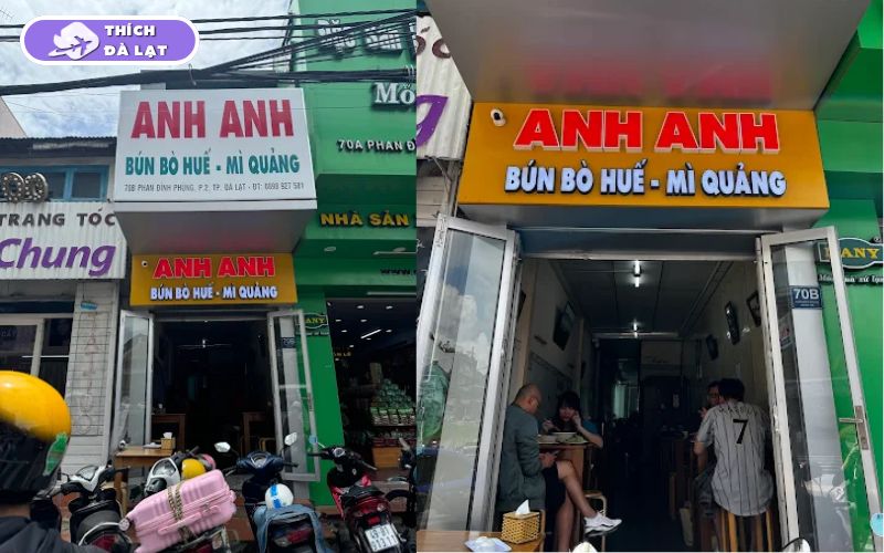 Quán bún bò Anh Anh Đà Lạt tô đầy topping nước dùng thơm 10 bún bò anh anh đà lạt