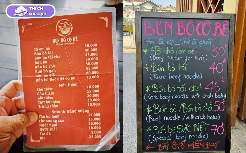 Quán Bún bò Cô Bê Đà Lạt quán hẻm nhỏ đông khách buổi sáng 8 bún bò cô bê đà lạt