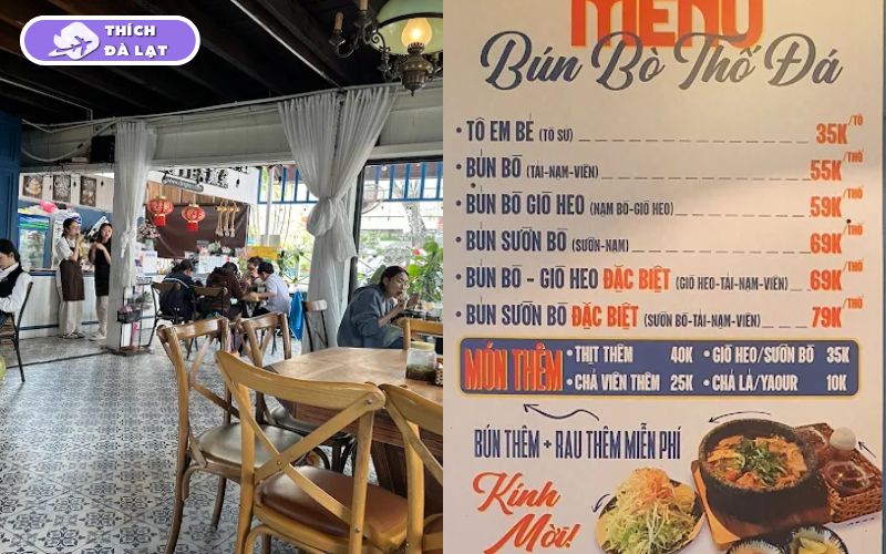 Top 15 quán bún bò Đà Lạt ngon, nổi tiếng nhất không nên bỏ lỡ 18 bún bò đà lạt