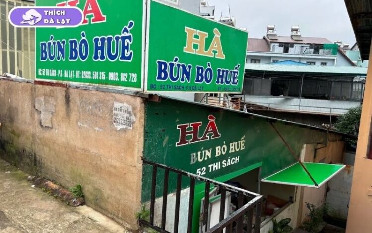 bún bò hà đà lạt
